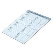 Grundlegender Kennworttracker mit Benutzername Notizblock (angewinkelt)