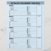 Grundlegender Kennworttracker mit Benutzernamen un Flyer (Vorne)