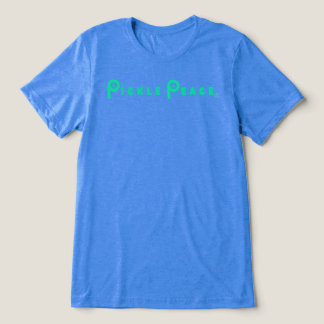 Grundlegender Pickle Peace T Tri-Blend Shirt