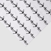 Grundlegender schwarzer Anker Seidenpapier (Ausschnitt)