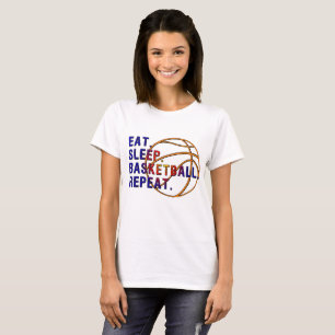 Grundlegender T - Shirt das ฺBasketball der Frau