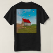 Grundlegender T - Shirt der Schweinehaltung (Design Rückseite)