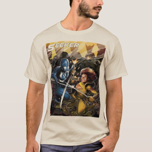 Grundlegender T - Shirt für die Suche nach V1 (Vorderseite)