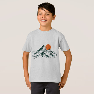 Grundlegender T - Shirt für phantastische Landscha