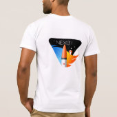 Grundlegender T - Shirt mit Nexø Auftrag-Flecken (Rückseite)