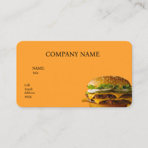 GRUNDLEGENDER TEMPLATE-BUSINESS-CARD-BURGER-PLATZ VISITENKARTE