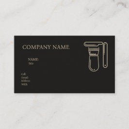 GRUNDLEGENDER TEMPLATE-BUSINESS-KARTE-BARBER-SHOP VISITENKARTE