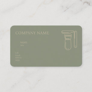 GRUNDLEGENDER TEMPLATE-BUSINESS-KARTE-BARBER-SHOP VISITENKARTE