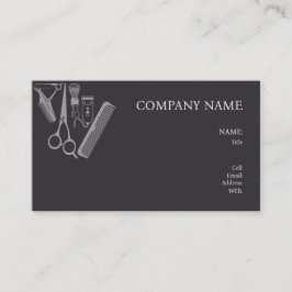 GRUNDLEGENDER TEMPLATE-BUSINESS-KARTE-BARBER-SHOP VISITENKARTE