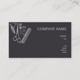 GRUNDLEGENDER TEMPLATE-BUSINESS-KARTE-BARBER-SHOP VISITENKARTE
