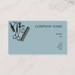 GRUNDLEGENDER TEMPLATE-BUSINESS-KARTE-BARBER-SHOP VISITENKARTE