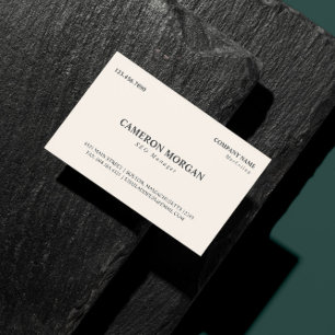 Grundlegendes berufliches visitenkarte