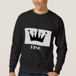 Grundlegendes Bild für die schwarze Kronenfarbe ei Sweatshirt