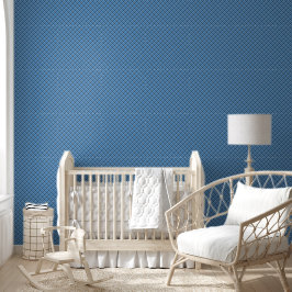grundlegendes Blau/Babyblau Gingham Karo  Tapete