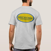 Grundlegendes Brickform Logo-Shirt T-Shirt (Rückseite)