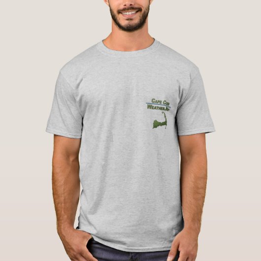 Grundlegendes CapeCodWeather.Net T-Shirt (Vorderseite)