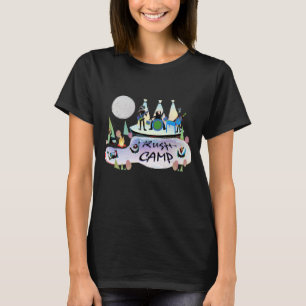 Grundlegendes der T - Shirt-Schwarzes RushCamp der T-Shirt