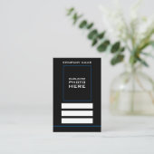 Grundlegendes Design, Foto-ID-Karten Visitenkarte (Stehend Vorderseite)