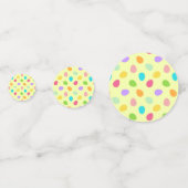 Grundlegendes Eigelb Konfetti (Vorderseiten)