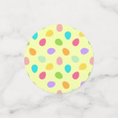 Grundlegendes Eigelb Konfetti (Klein Vorderseite)