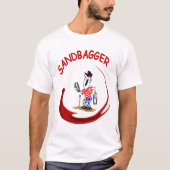 Grundlegendes Hufeisen-Sandbagger-T-Shirt T-Shirt (Vorderseite)