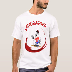 Grundlegendes Hufeisen-Sandbagger-T-Shirt T-Shirt