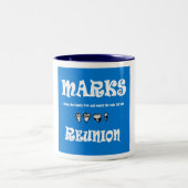 Grundlegendes Kennzeichen-Wiedersehen-GedenkTasse Zweifarbige Tasse (Mittel)