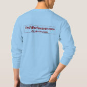 Grundlegendes langes T-Shirt die Hülse der Männer (Rückseite)