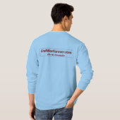 Grundlegendes langes T-Shirt die Hülse der Männer (Schwarz voll)