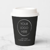 Grundlegendes Logo Custom, Geschäft oder Marketing Pappbecher (Vorderseite)