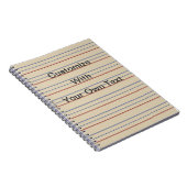 Grundlegendes Schulzeitung-Notizbuch Notizblock (Rechte Seite)