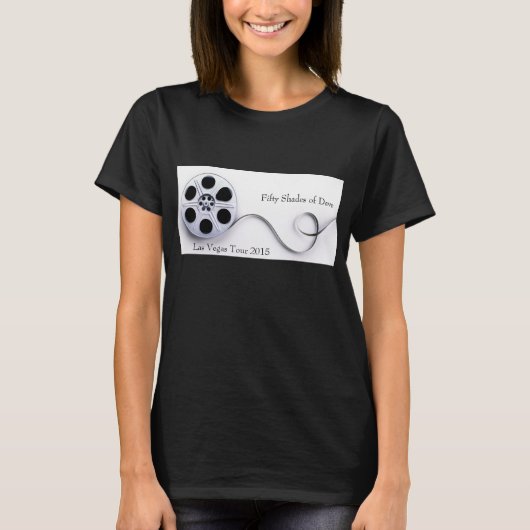 Grundlegendes Schwarzes T-Shirt die Baumwolle der (Vorderseite)