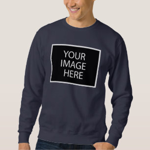Grundlegendes Sweatshirt: Marine-Blau Sweatshirt