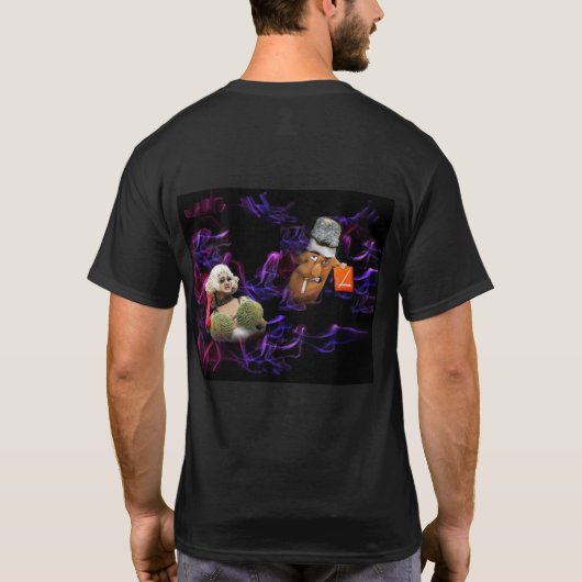 Grundlegendes Sweatshirt mit lustigem (Rückseite)