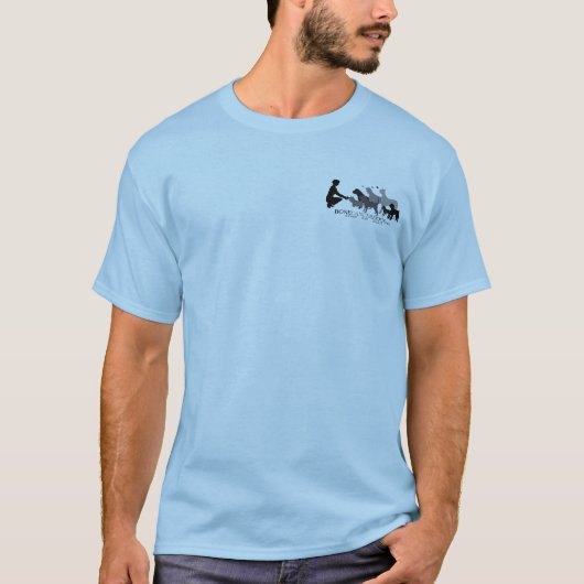 Grundlegendes T-Shirt mit grauem Logo (Vorderseite)