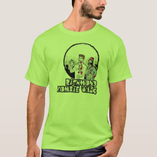 grundlegendes T-Stück des rva Zombiewegs helle T-Shirt