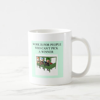 gründlicher gezüchteter Pferderennenentwurf Kaffeetasse