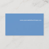 Grundlinien-PlatteCerulean Visitenkarte (Rückseite)