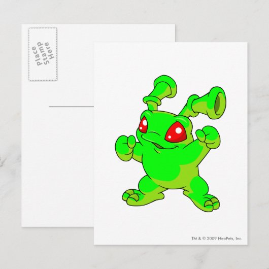 Grundo Glows Postkarte (Vorne/Hinten)