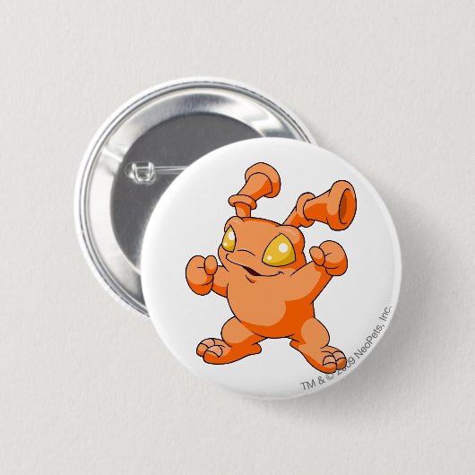 Grundo Orange Button (Vorne & Hinten)