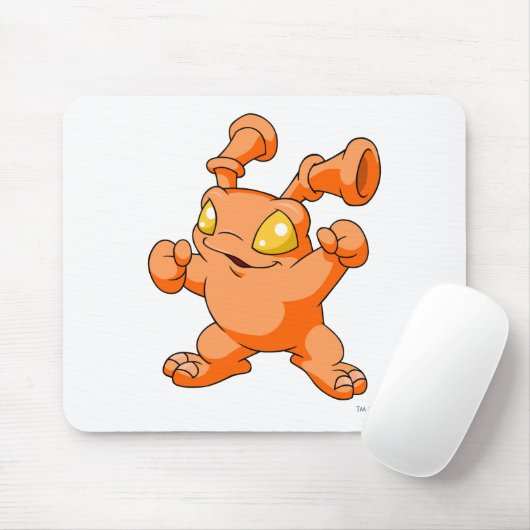 Grundo Orange Mousepad (Mit Mouse)