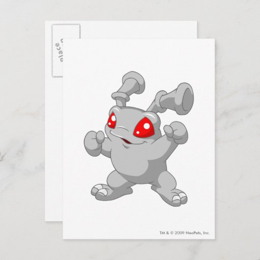 Grundo Silver Postkarte (Vorne/Hinten)