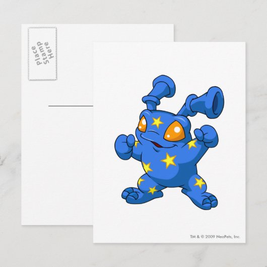 Grundo Starry Postkarte (Vorne/Hinten)