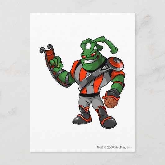 Grundo Virtupets Space Station Player Postkarte (Vorderseite)