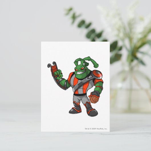 Grundo Virtupets Space Station Player Postkarte (Stehend Vorderseite)