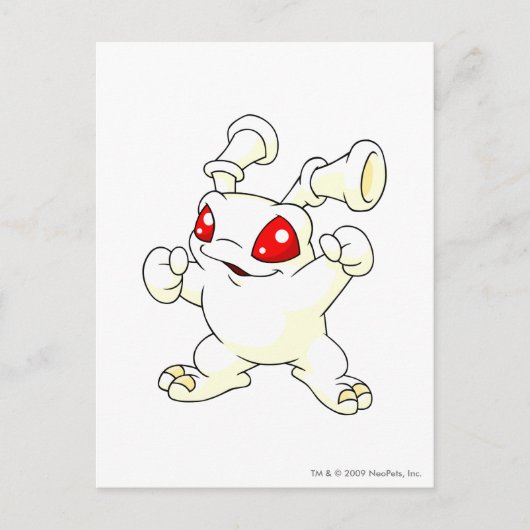 Grundo White Postkarte (Vorderseite)