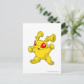 Grundo Yellow Postkarte (Stehend Vorderseite)