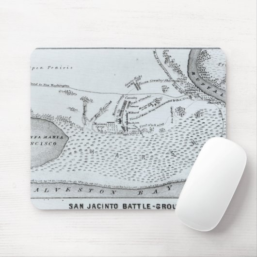 Grundplan des Kampfes von San Jacinto Mousepad (Mit Mouse)