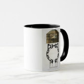 Grundplan und Fassade des Pantheons, Rom, von Tasse (VorderseiteRechts)