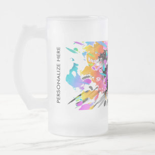 GRUNDPUNK SPRITZER ART MATTGLAS BIERGLAS